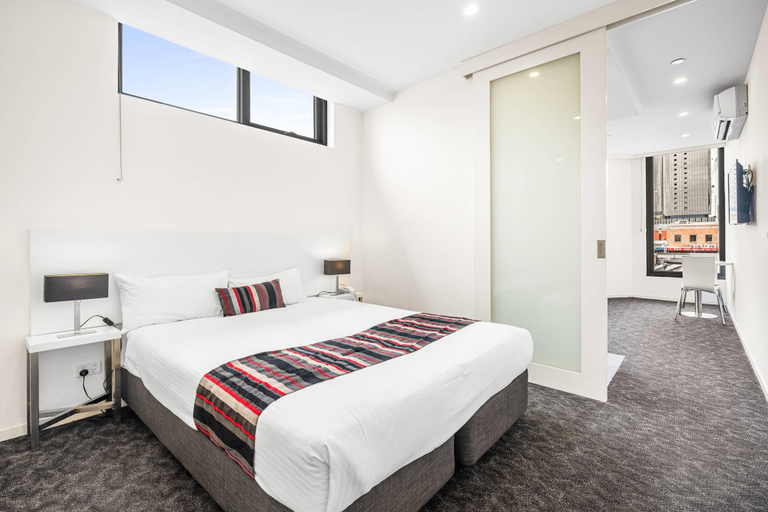 Bedroom 2, Comfort Apartments Box Hill, Melbourne