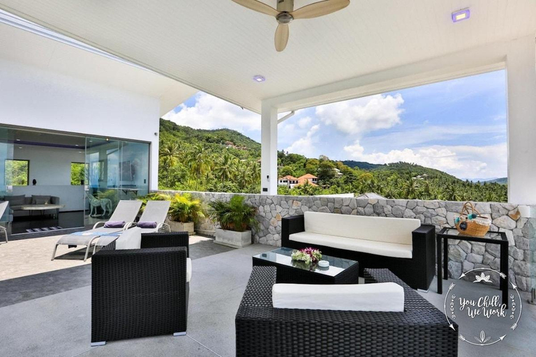 5, Hillside Sea View Villa w/ Infinity Pool V297, Ko Samui