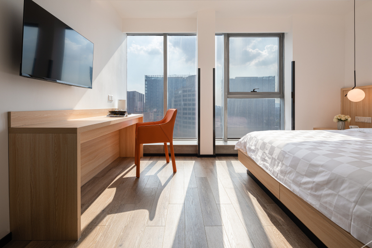 高空日落景观大床房 5, Suzhou Desti Youth Park Hostel, Suzhou