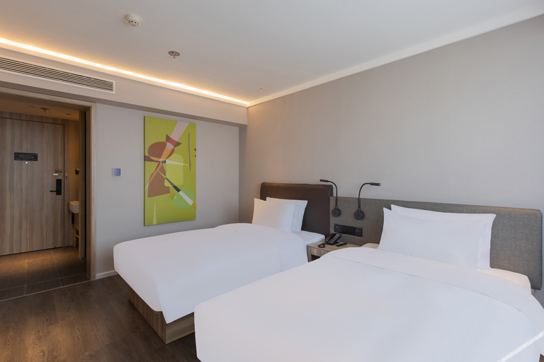 Bedroom 2, Hanting Hotel Tangshan Road South District Government, Tangshan