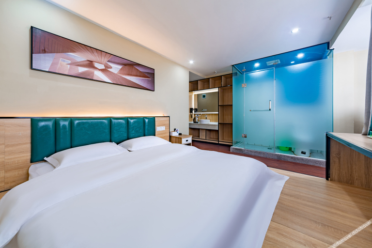 高级景观阳台大床房 2, Junting Hotel, Chongqing