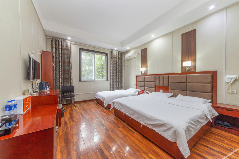 豪华双床房 4, Jiarui Business Hotel, Meishan