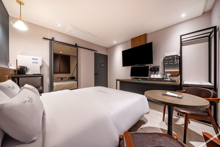 Bedroom 4, Osan Studio 9 Self check in Motel, Pyeongtaek