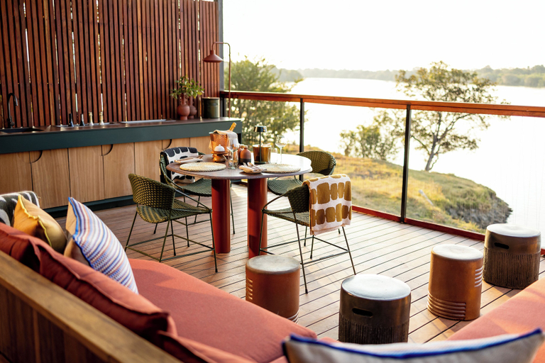 Outdoor dining, Anantara Tented Camp Kafue River