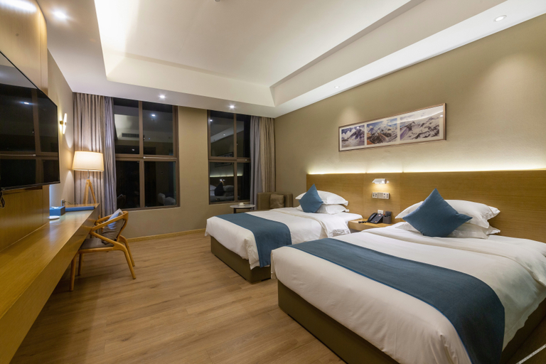 Bedroom 2, Hangtian Huajing Wenlan Hotel, Chongqing