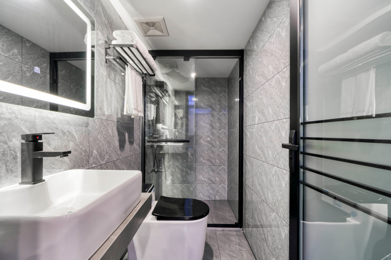 Bathroom 3, Hangzhou Xiangyu Hotel (Gucui Road Subway Station), Hangzhou