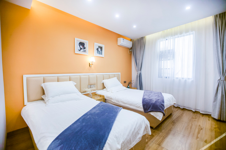 Bedroom 2, Xiamen Buluoju Chinese Inn (Island Ring Road Huangcuo Beach), Xiamen