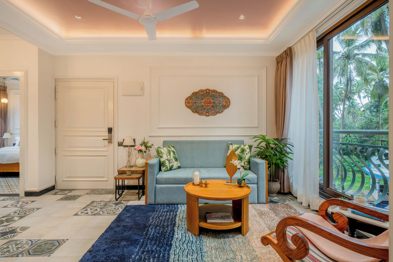 Living area 2, Staymaster Veridian Premium 2BR, North Goa