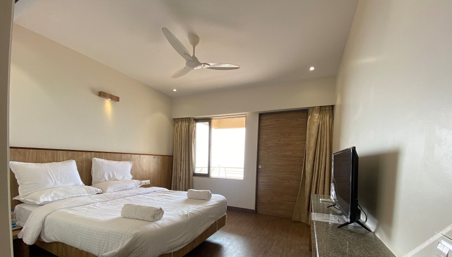 Bedroom 2, Hotel Sagar Sawali Grand, Ratnagiri