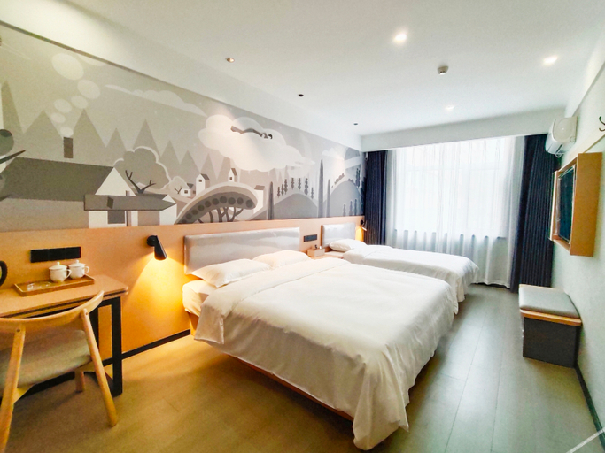 Bedroom 2, Hanting Hotel Rizhao Railway Station, Rizhao