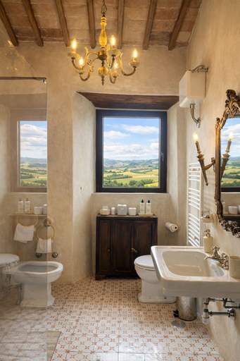 Bathroom 3, Torre Collevento Luxury Villa, Terni