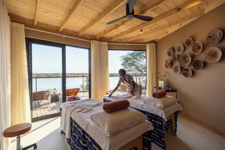 Treatment room, Anantara Tented Camp Kafue River
