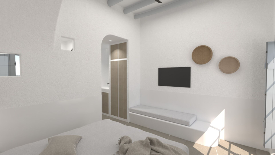 Bedroom 3, Mr & Mrs White Paros Suites & More, South Aegean