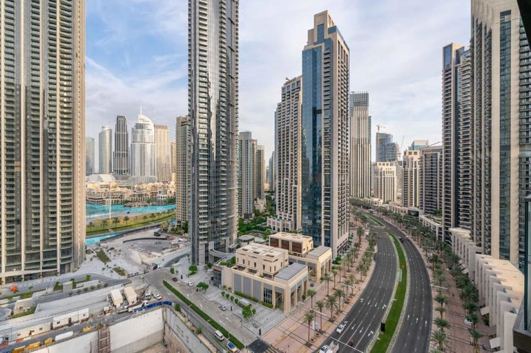 View from room, 1 BR Apt Luxury at Burj Crown, Dubai