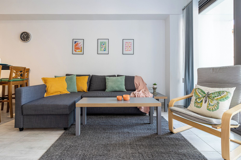 Interior, Crystal 2-BR Apt & Balcony in Larnaca, Larnaca