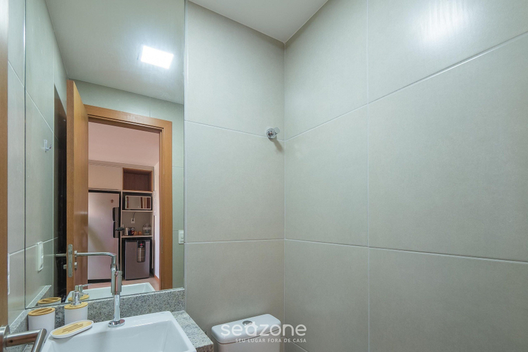 Bathroom 4, Apt in Condo w/ Pool 140m From the Beach Vii0107, Camaçari