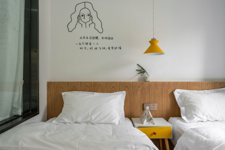 清风双床房 3, Leyunge Hostel, Xiamen