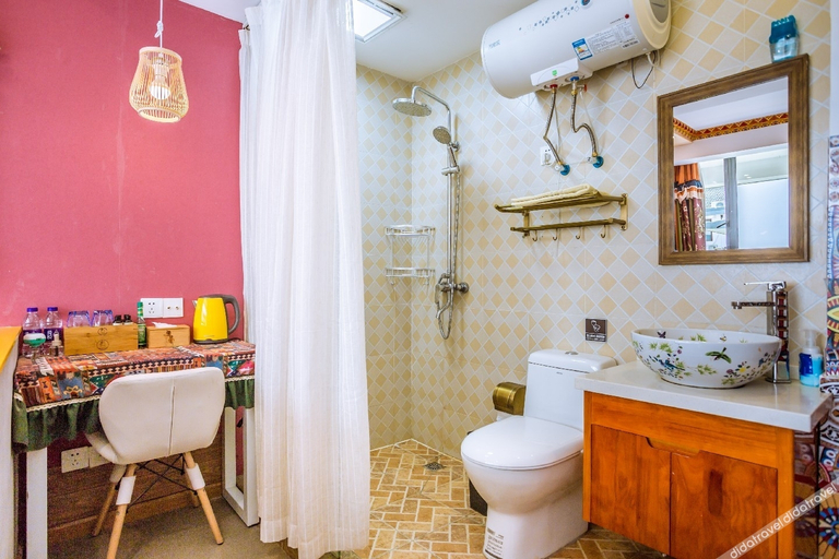 Bathroom 3, Hangzhou Citynest Music & Handmade B&B(West lake Branch), Hangzhou