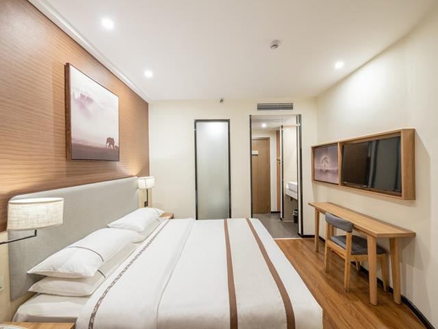 Bedroom, Elong Leisure Hotel (Changsheng Road Nanhua University Hengyang), Hengyang
