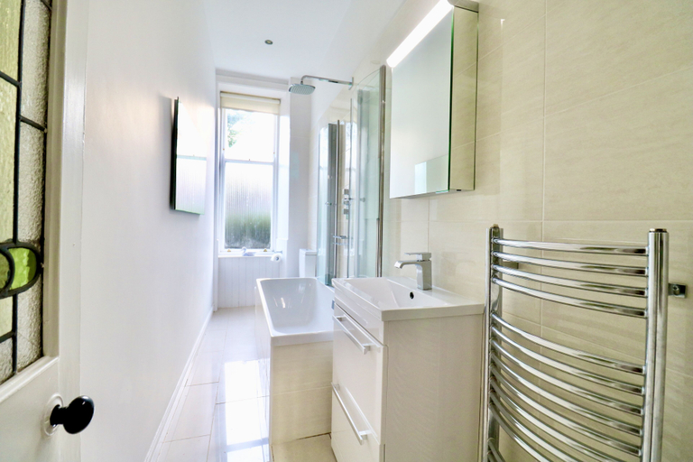 Bathroom 4, Period Deco flat in west end, Glasgow