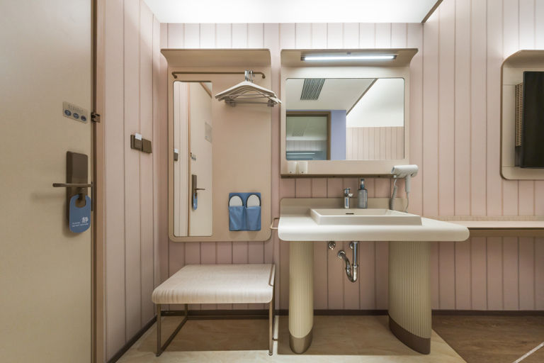 Bathroom 3, Hanting Hotel Shanghai Eye and ENT Hospital Pujiang, Shanghai