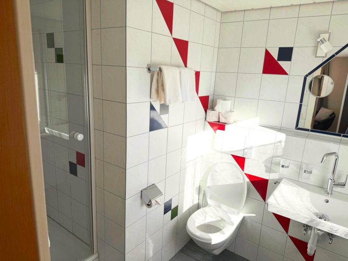 Bathroom 3, Gasthof Lowen, Feldkirch