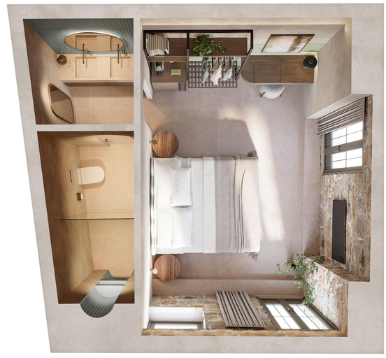 Floor plan 4, Eteon Living Suites, Crete