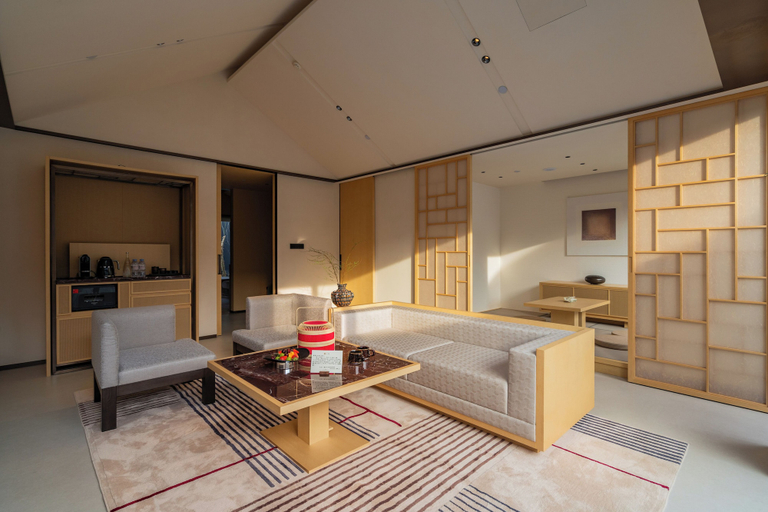 Living room 3, Beijing Wanli Yipiao Courtyard Hot Spring Resort, Beijing