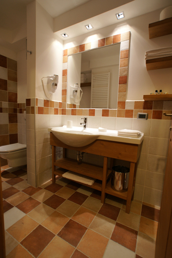 Bathroom, Apart-hotel Adler Moena, Trento