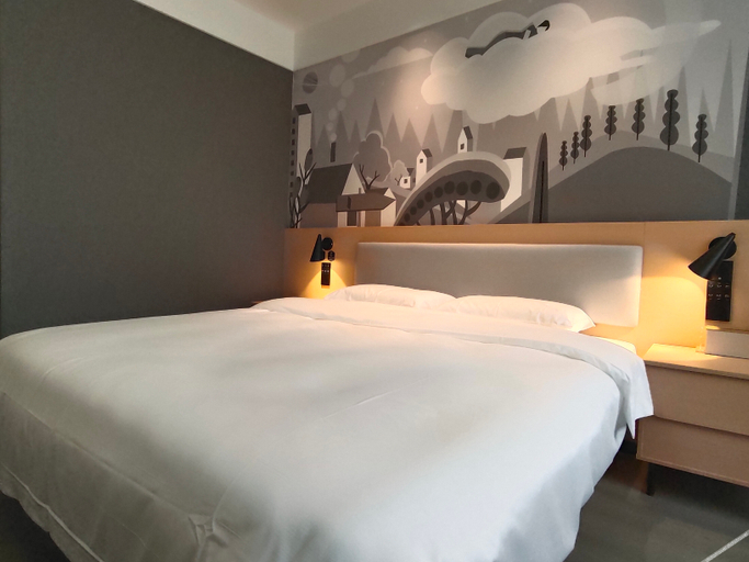 Bedroom 2, Hanting Hotel Rizhao Railway Station, Rizhao