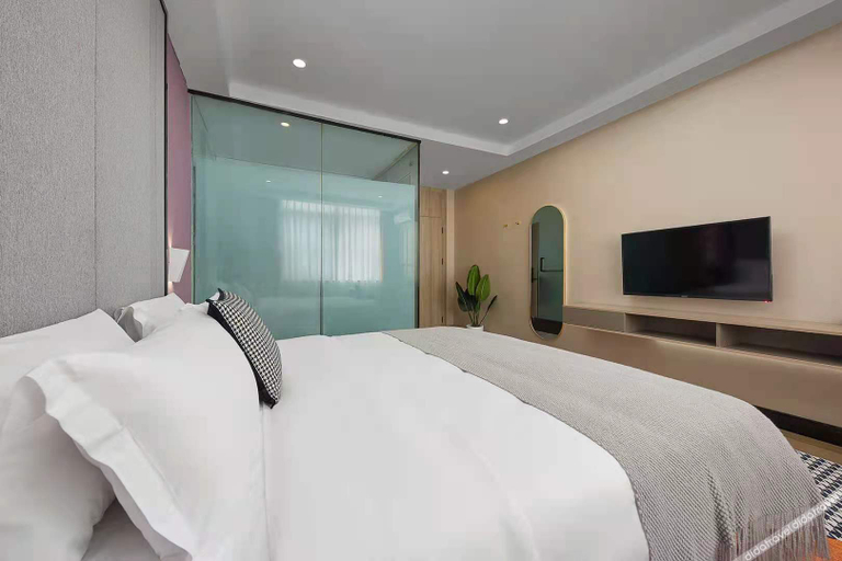Bedroom 2, Mantu Hotel (Guangzhou Jiahe Jinbo Tiandi Branch), Guangzhou