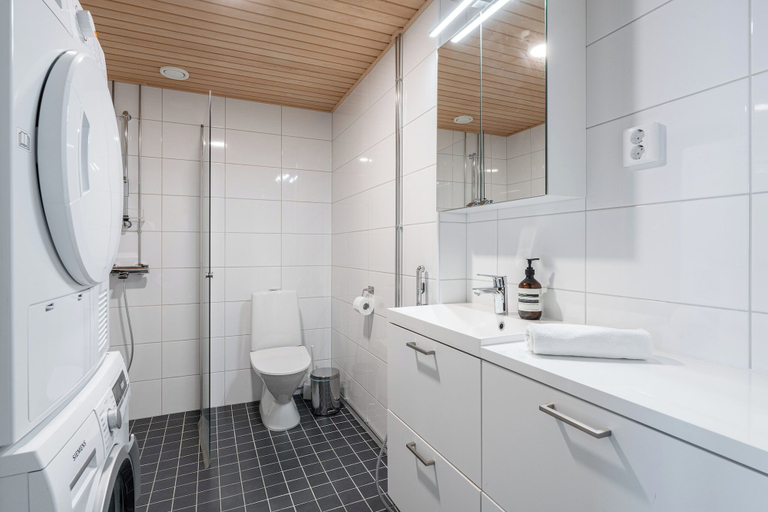 Bathroom 4, Fabulous 1BR Apt with Sauna & Views, Pirkanmaa