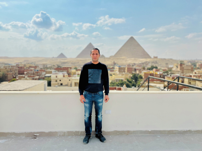 Exterior & Views 2, pyramids window, Al-Ahram