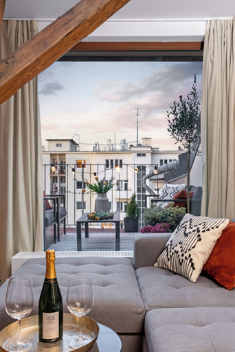 Terrace/patio 4, Terrace Botique Apartment by Goodnite cz, Brno