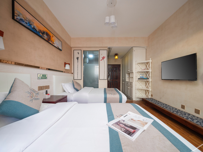 Bedroom 2, Ruiya Hotel, Xishuangbanna Dai