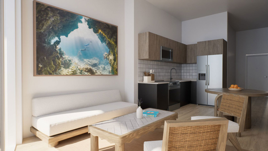 Living area 3, Flow Brickell, Miami-Dade