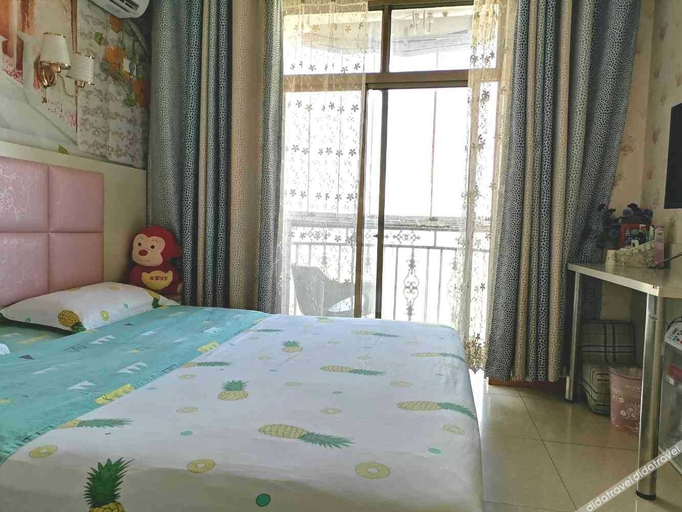 Bedroom 2, City home theme apartment, Wuhan