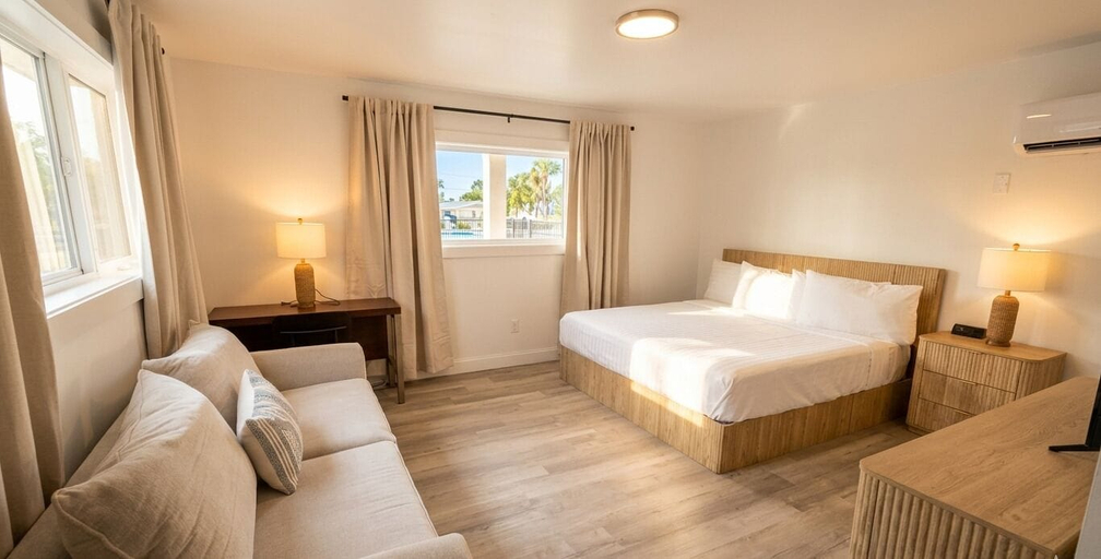 Bedroom 3, Sun Fun Motel, Horry