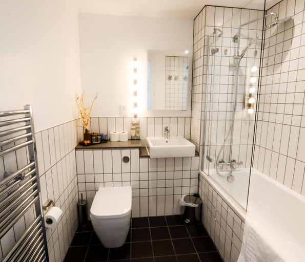 Bathroom 5, Millharbour Apartments By Charles Hope, London