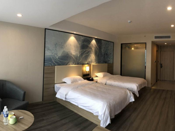 Bedroom 2, GreenTree Eastern Hotel (Mandu Plaza store of Huai'an railway station north bus station), Huai'an