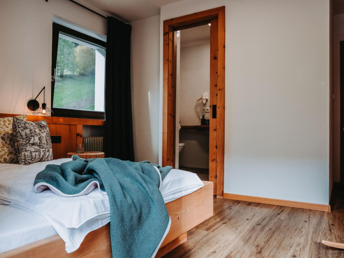 Bedroom, SchonBerg hotel. b&b., Bolzano