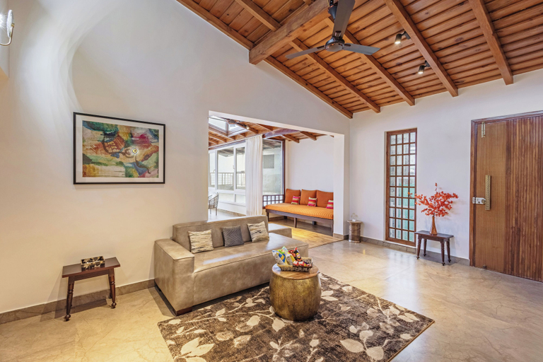 Living area 3, ELIVAAS Antarmann Casa Ember 2BHK, Nainital