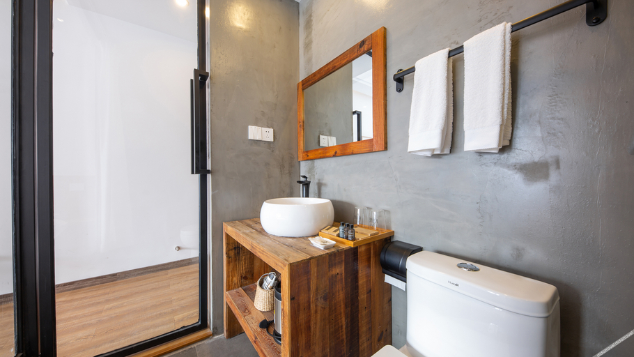 Bathroom 3, Floral Hangzhou Shexin Valley Guesthouse, Hangzhou