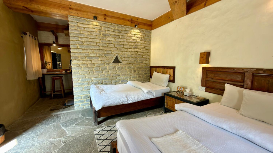 Bedroom 2, Bhanjyang Village Lodge, Gandaki