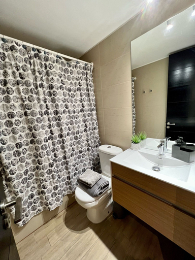 Bathroom 3, Atractivo y moderno estudio en Clínica Las Condes, Santiago