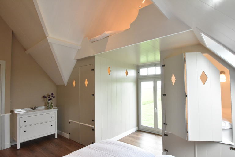 Bedroom 2, Spacious Holiday Home in Beemster near Windmill, Beemster