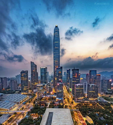 Aerial view, Shenzhen CityView Hotel, Shenzhen