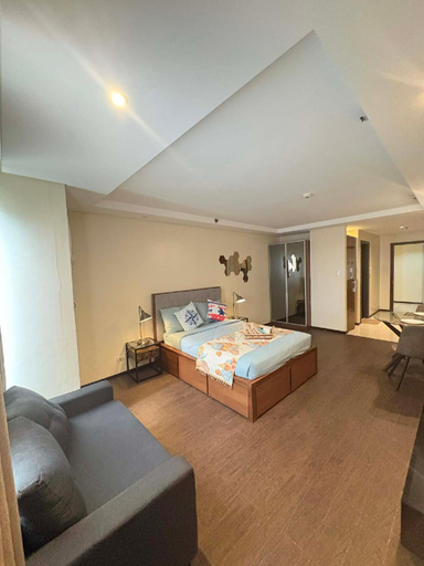 Bedroom 1, Elegant Studio near OKADA & MOA (Jade), Pasay City