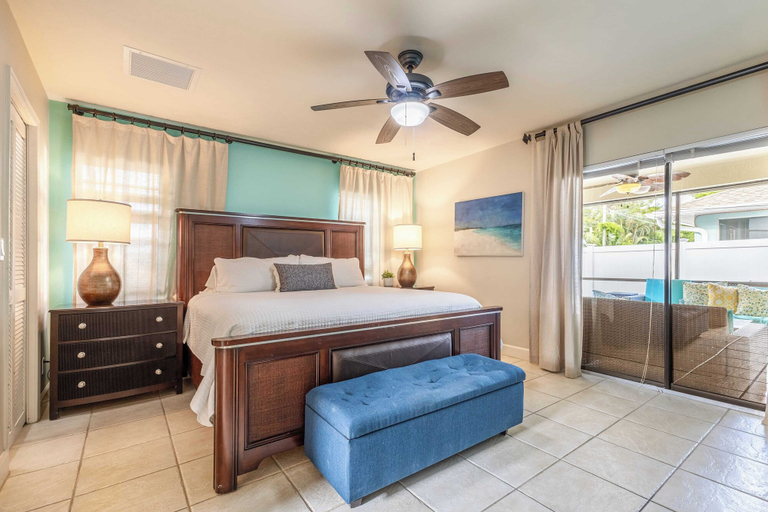 Bedroom 3, Private Pool + Sunroom Beach Escape at Manatee, Collier