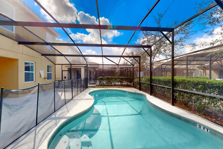 Pool 5, Gated-entry Townhome With Private Pool, Patio, Game Room, AC, & W/D, Polk